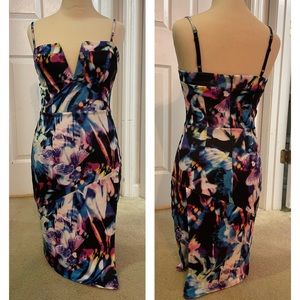 BEBE gorgeous asymmetrical bodycon dress 💋